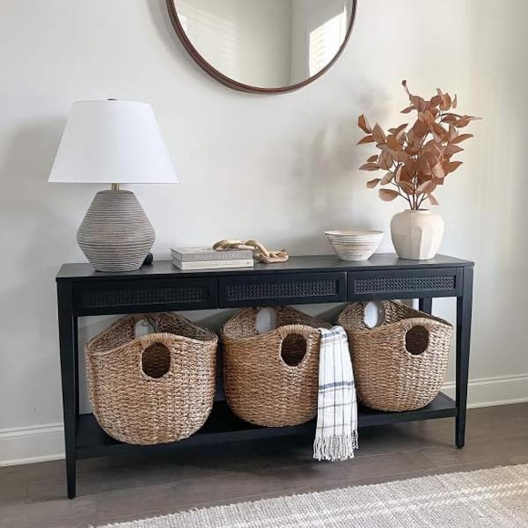 Threshold Accents Threshold Woven Aseana Large Round Market Basket